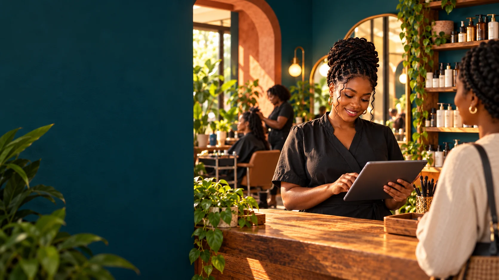 Services business owner in Nigeria